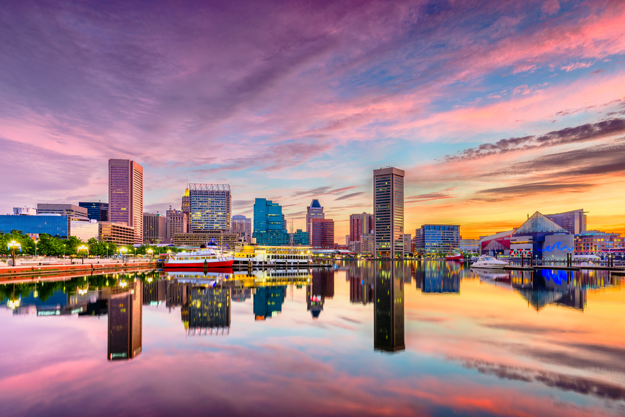 Panoramic Image of Baltimore, MD